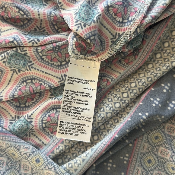 Chicos Medallion-Print Shirt midi Dress size 18 - Picture 7 of 7